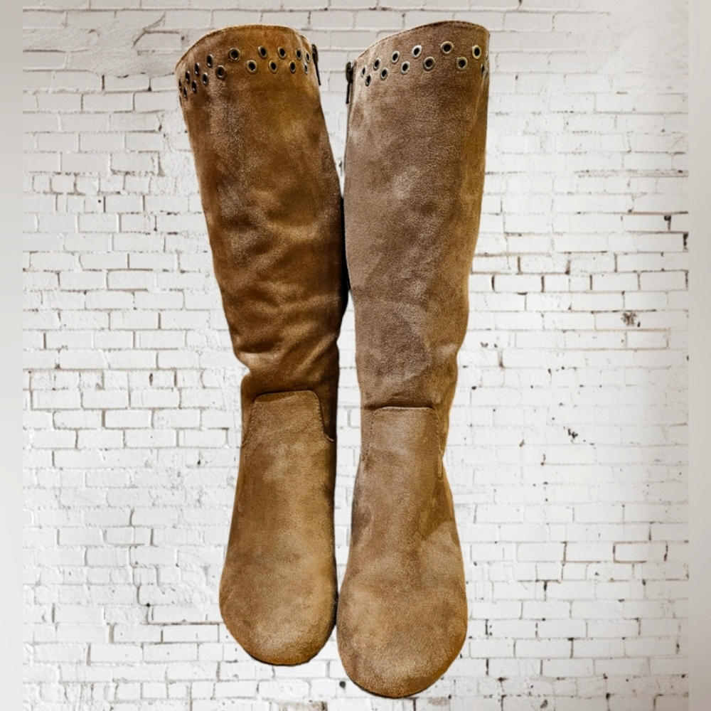 KIM ROGERS Jenna2 Boots, Olive Green - Size 7 1/2M
